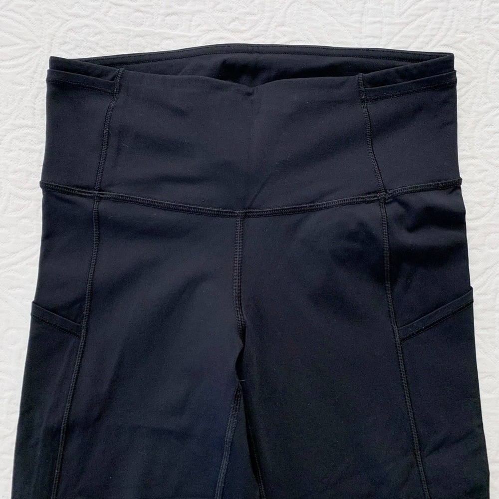 Lululemon Fast & Free Crop II Leggings (Nulux, 19" Inseam), Black - Picture 3 of 12